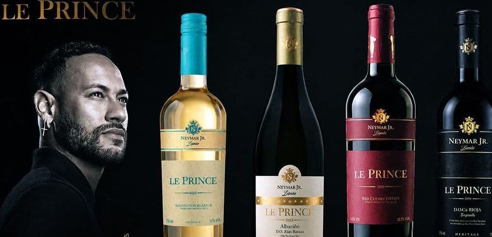 Neymar lança vinho com curadoria de Master of Wine e compromisso social